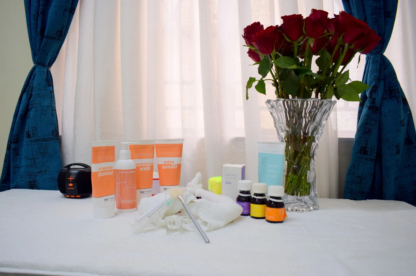 Lamelle skincare products at Orchid Moon Esthetics & Spa